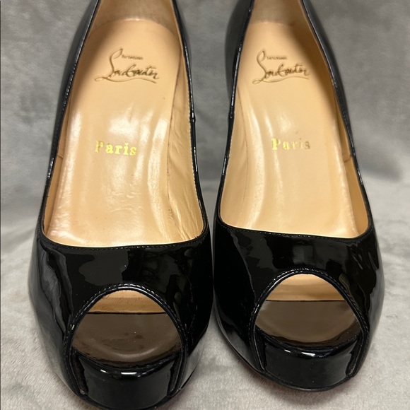 CHRISTIAN LOUBOUTIN New Very Prive Patent Leather Pumps 120 Size 36 - Picture 8 of 11